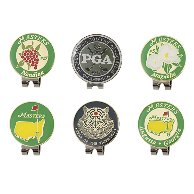 Ball Marker Set - 6 Pcs/Set Golf Ball Marker Hat