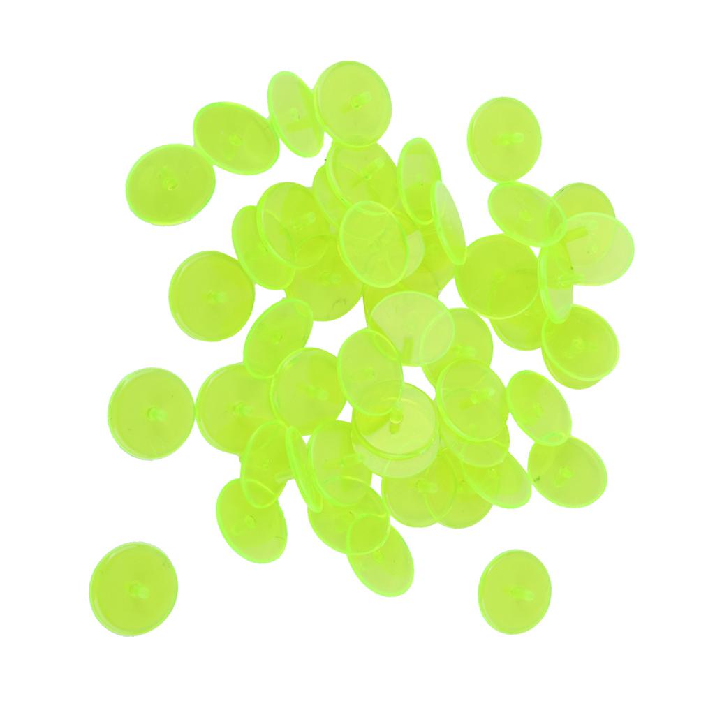 Ball Marker Set - Golf Ball Marker Plastic Yellow Round