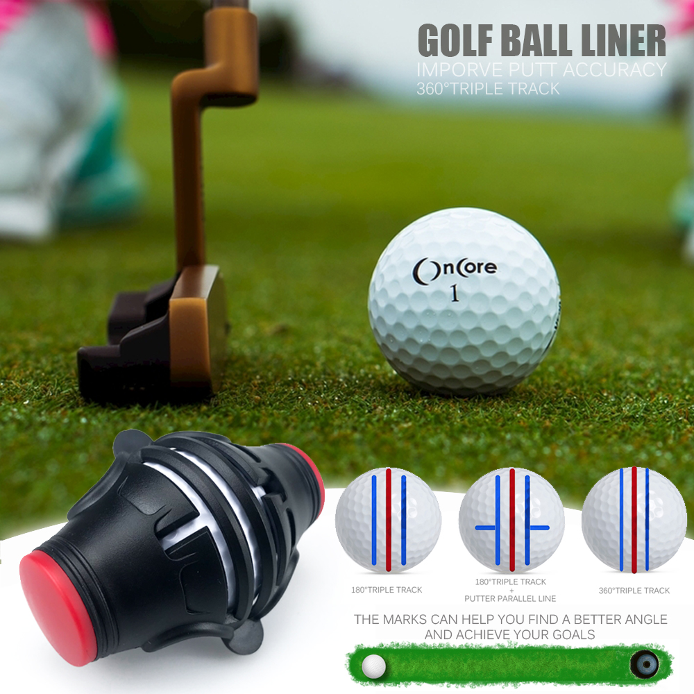 Ball Marker Set - 360 Degree Rotating Golf Ball Liner