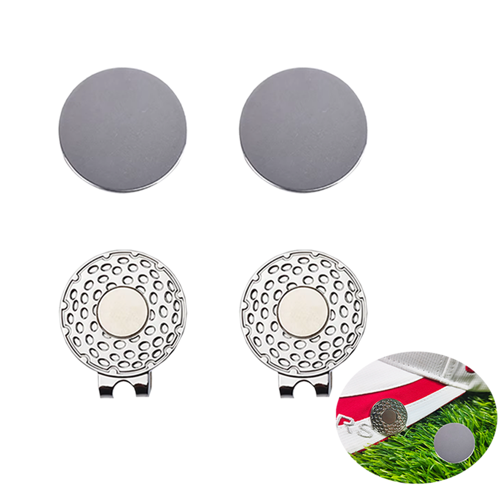 Ball Marker Set - 2 Pcs Golf HatClip With Ball