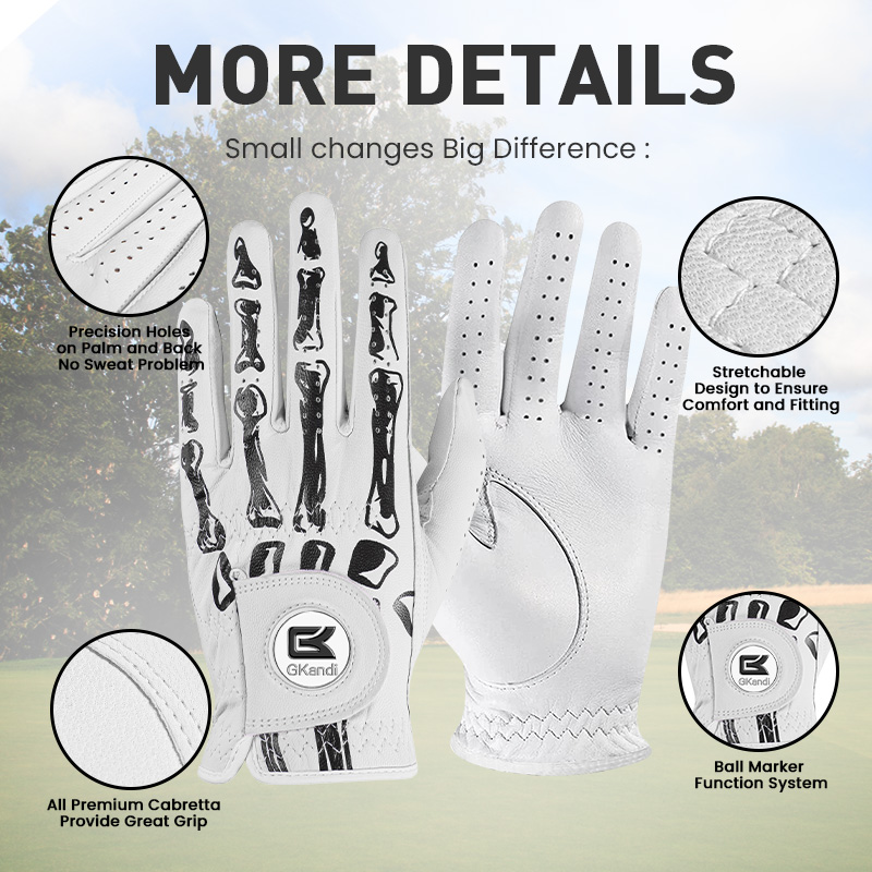 Cabretta Leather Golf Gloves f - Golf Ball Premium ulasan dan harga