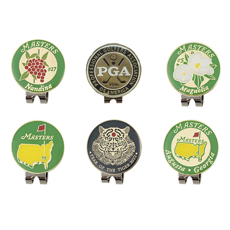 6 Pcs/Set Golf Ball Marker Hat - Ball Marker Set ulasan dan harga