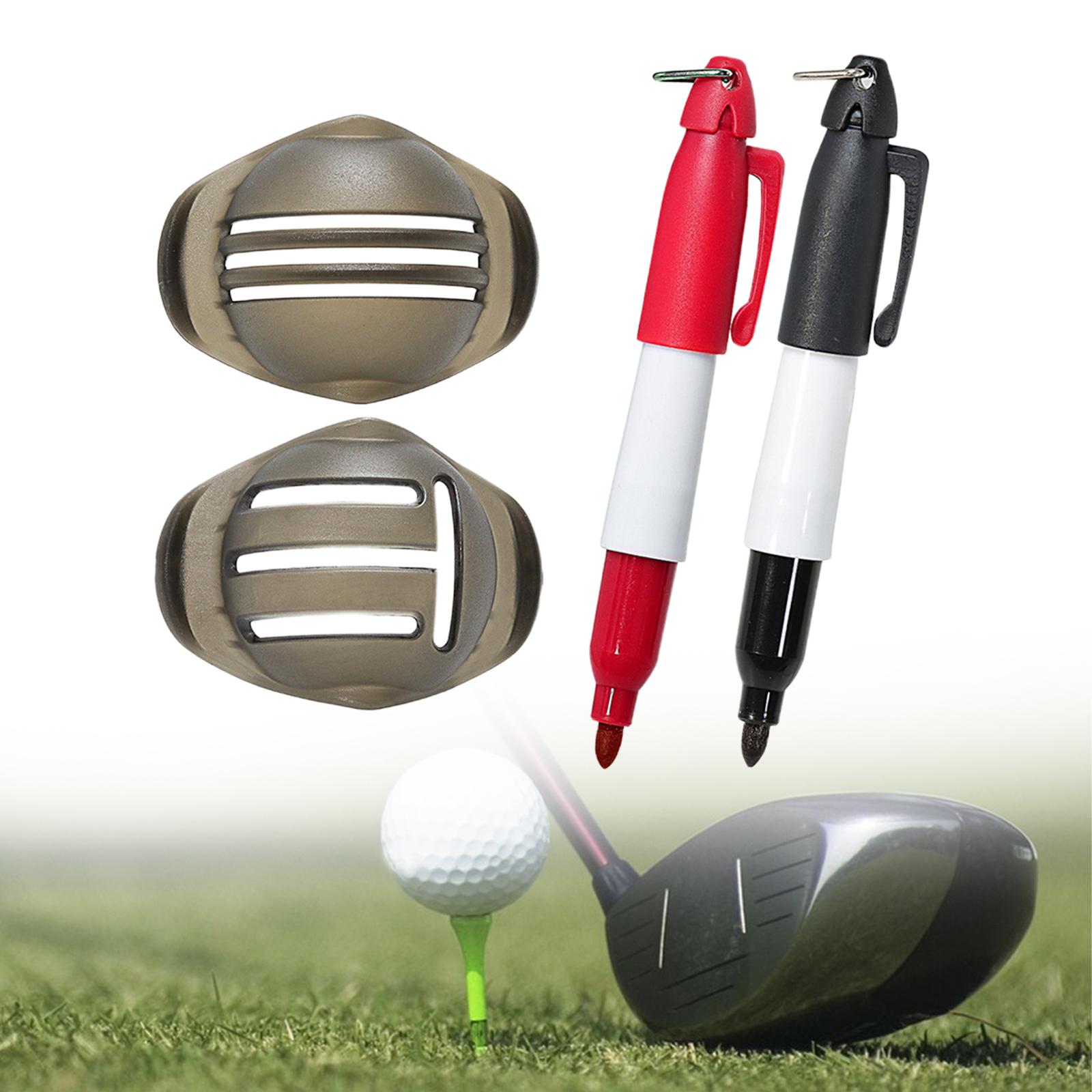 2 Pieces Golf Ball Marker Set  - Ball Marker Set ulasan dan harga