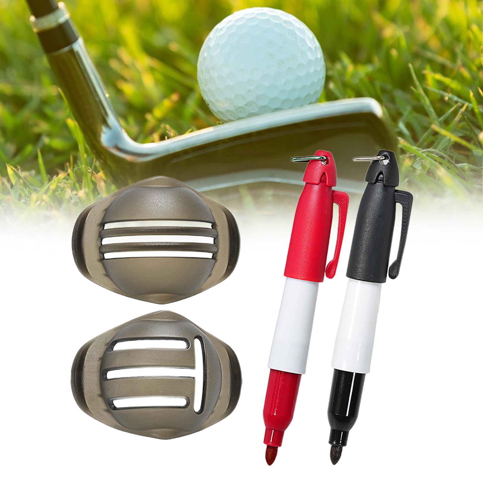 2 Pieces Golf Ball Marker Set  - Ball Marker Set ulasan dan harga