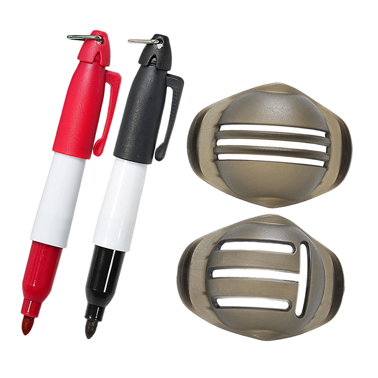 2 Pieces Golf Ball Marker Set  - Ball Marker Set ulasan dan harga