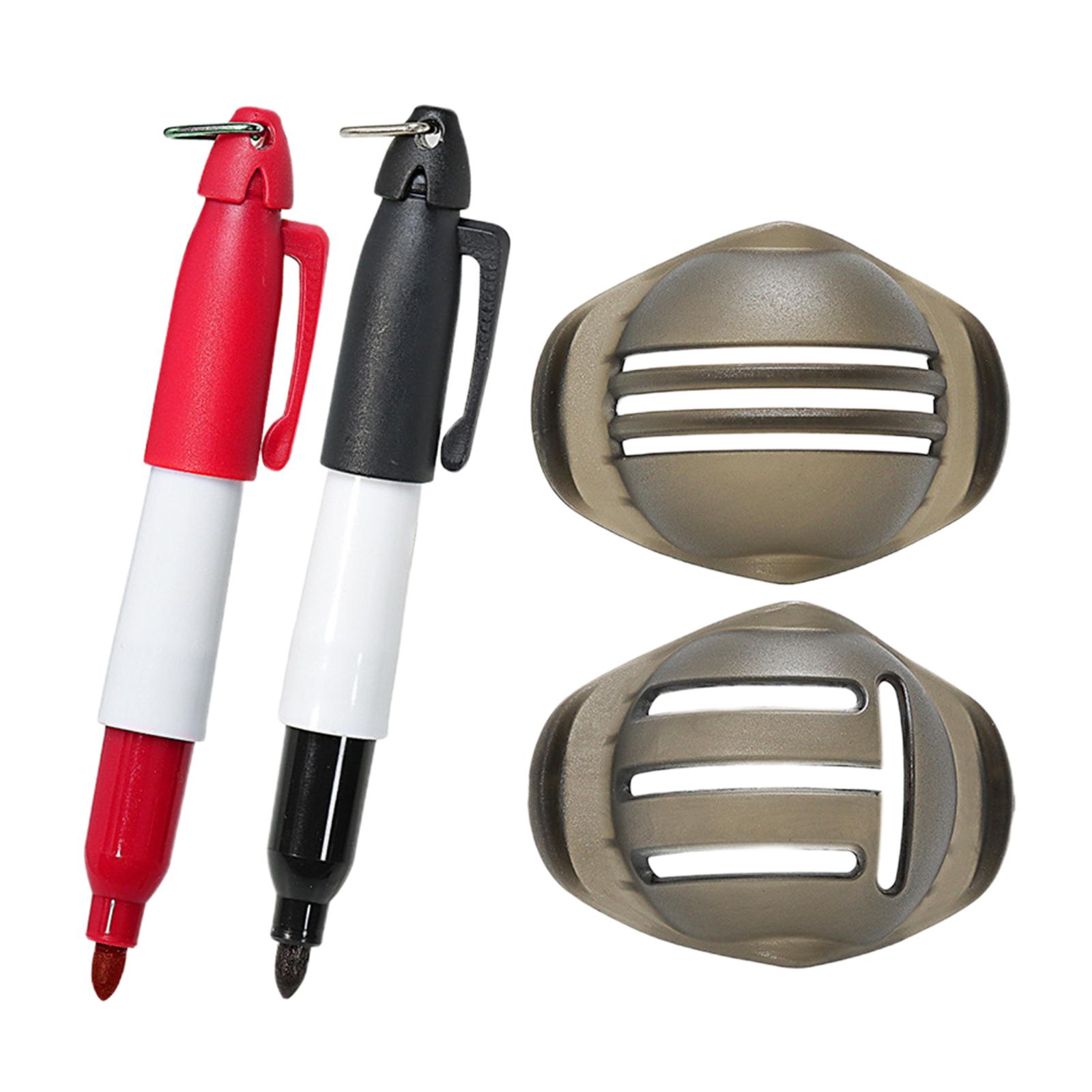2 Pieces Golf Ball Marker Set  - Ball Marker Set ulasan dan harga