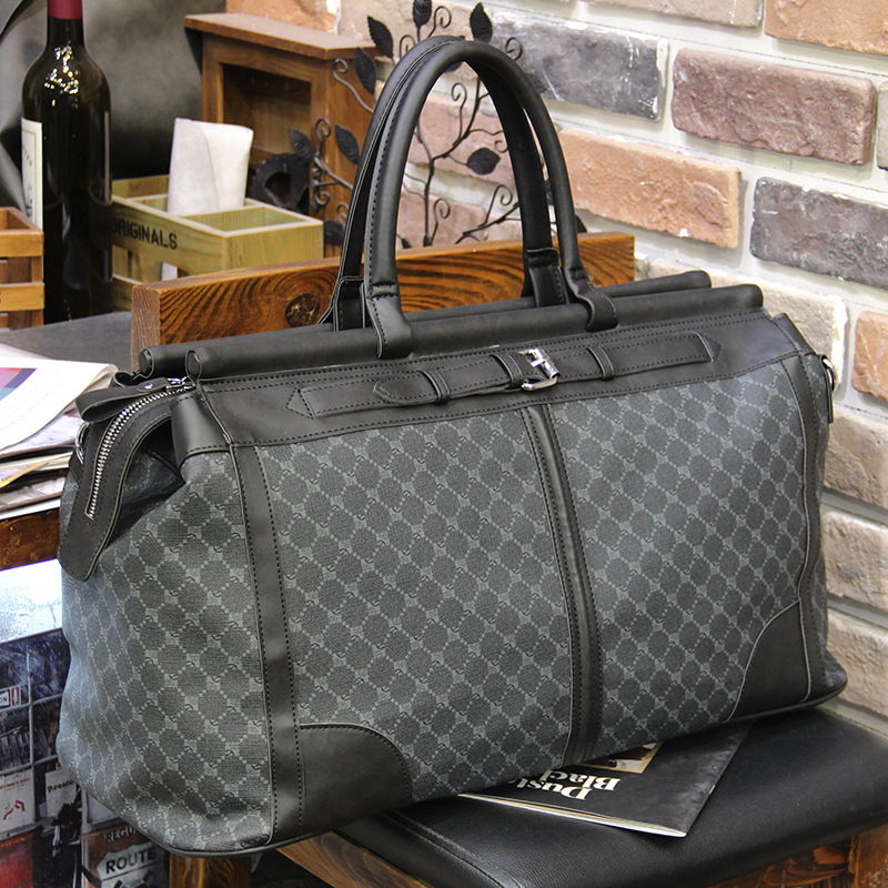 Fashion Plaid Travel Bag Men H - Golf Equipment Bag ulasan dan harga