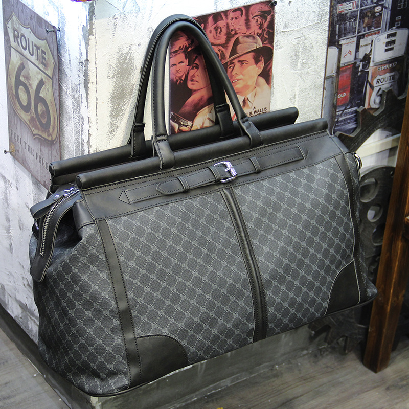 Fashion Plaid Travel Bag Men H - Golf Equipment Bag ulasan dan harga