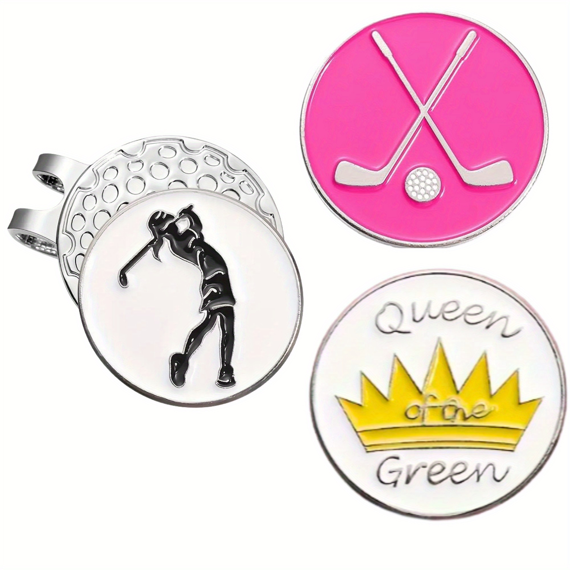 3 pack Golf Hat Clip with Magn - Golf Ball Premium ulasan dan harga