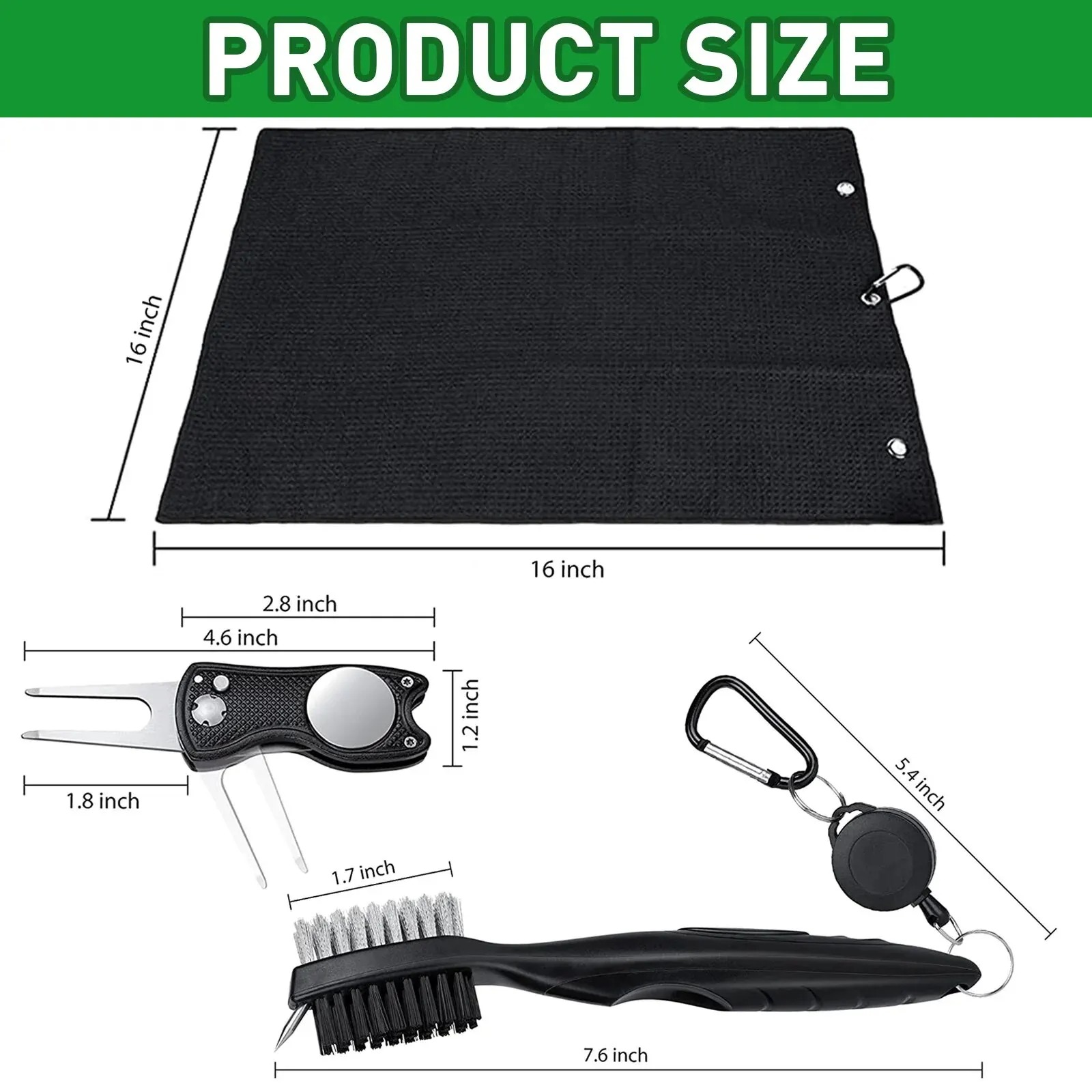 Golf Club Brush and Towel Clea - Golf Equipment Rental ulasan dan harga
