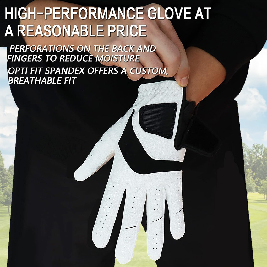 5 Pcs Golf Gloves Men Leather  - Golf Equipment Rental ulasan dan harga
