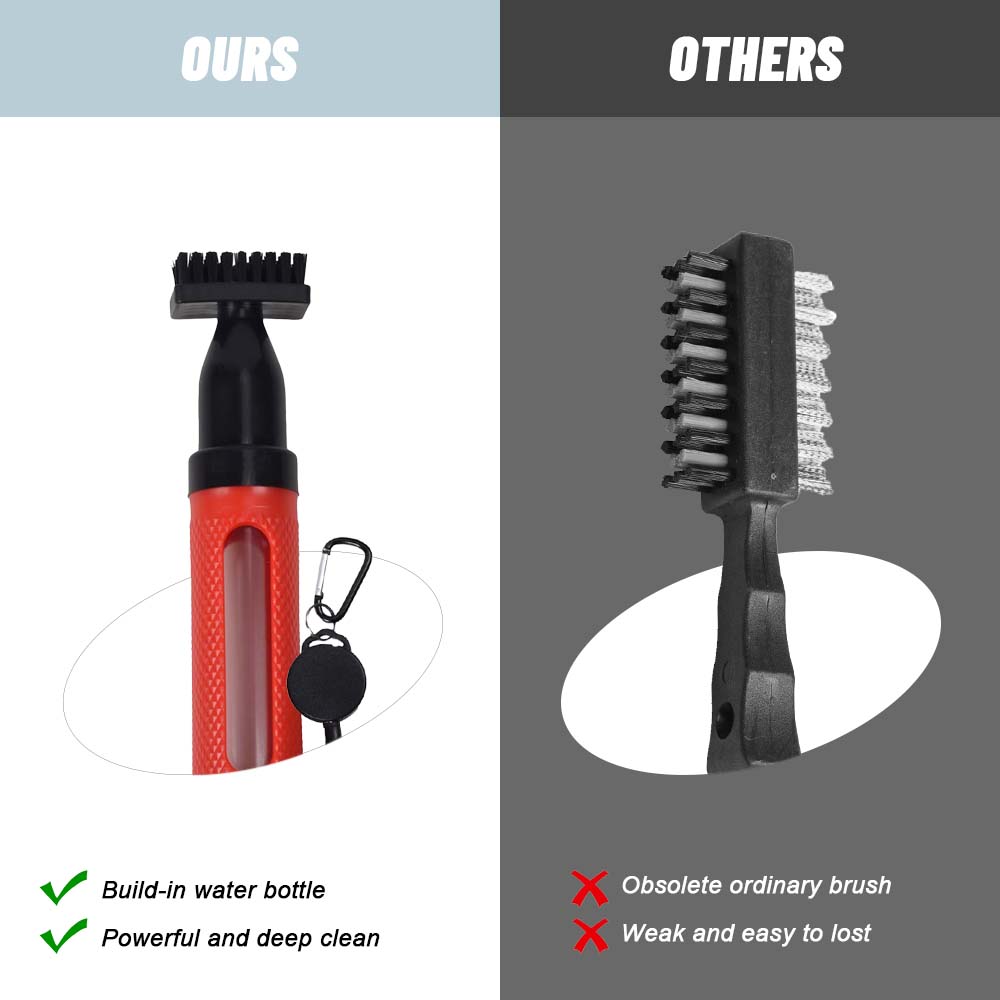 Golf club cleaning brush with  - Golf Equipment Rental ulasan dan harga
