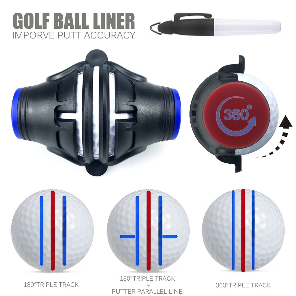 360 Degree Rotating Golf Ball  - Ball Marker Set ulasan dan harga