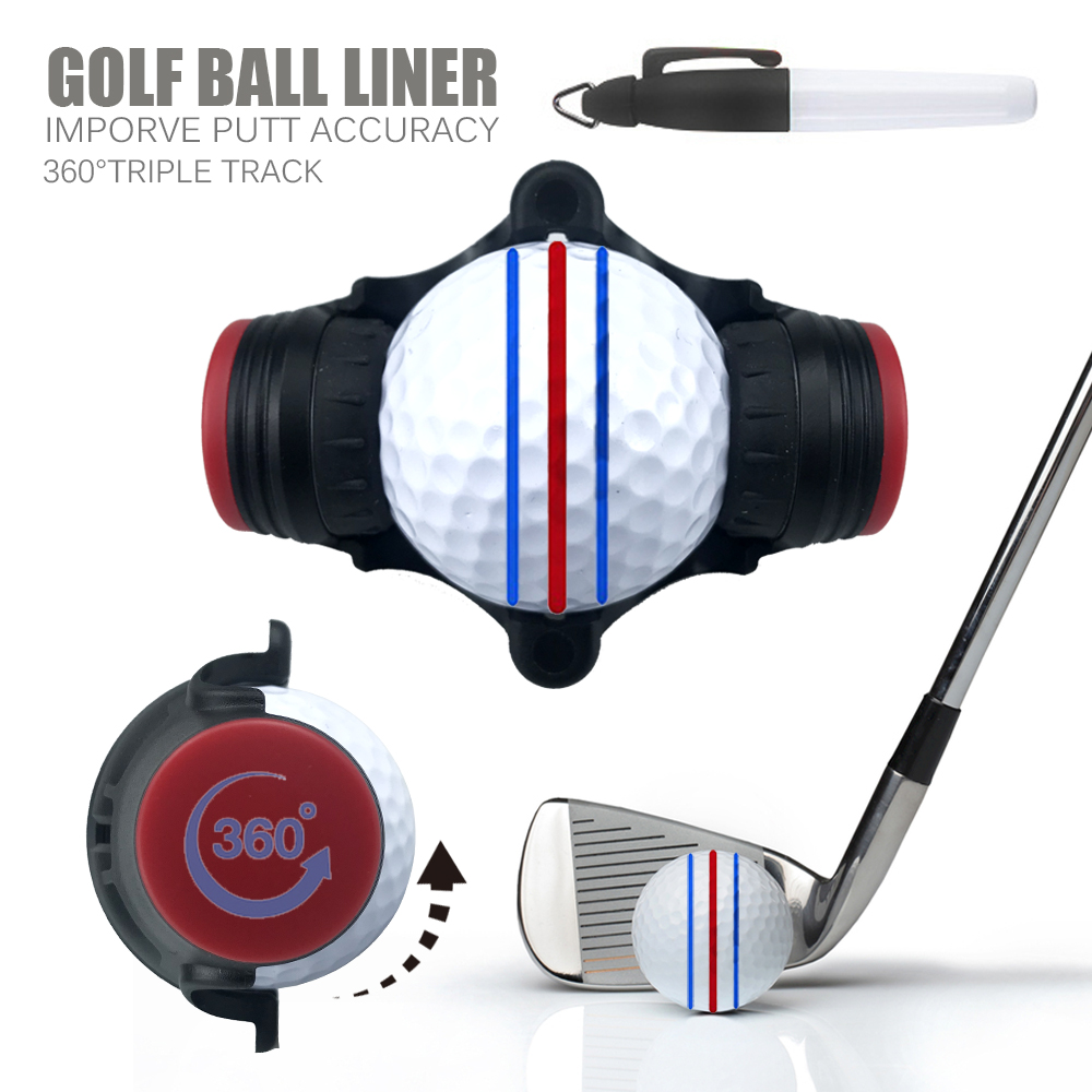 360 Degree Rotating Golf Ball  - Ball Marker Set ulasan dan harga