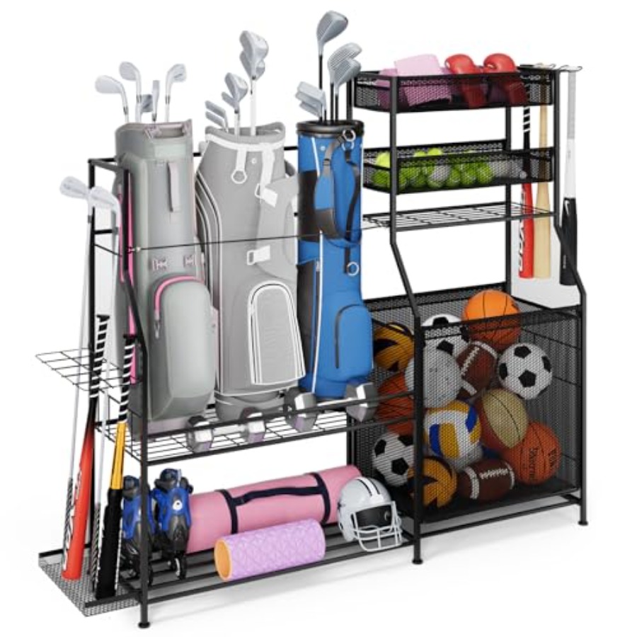 Garage Sports Equipment Organi - Golf Equipment Bag ulasan dan harga