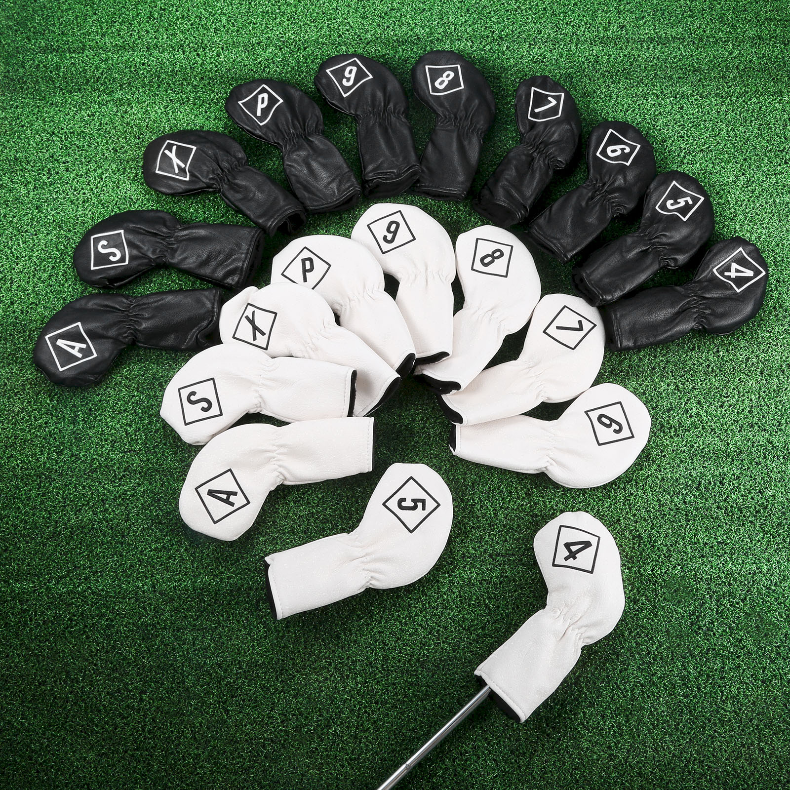 10Pcs/Set PU Leather Golf Head - X Golf Equipment ulasan dan harga