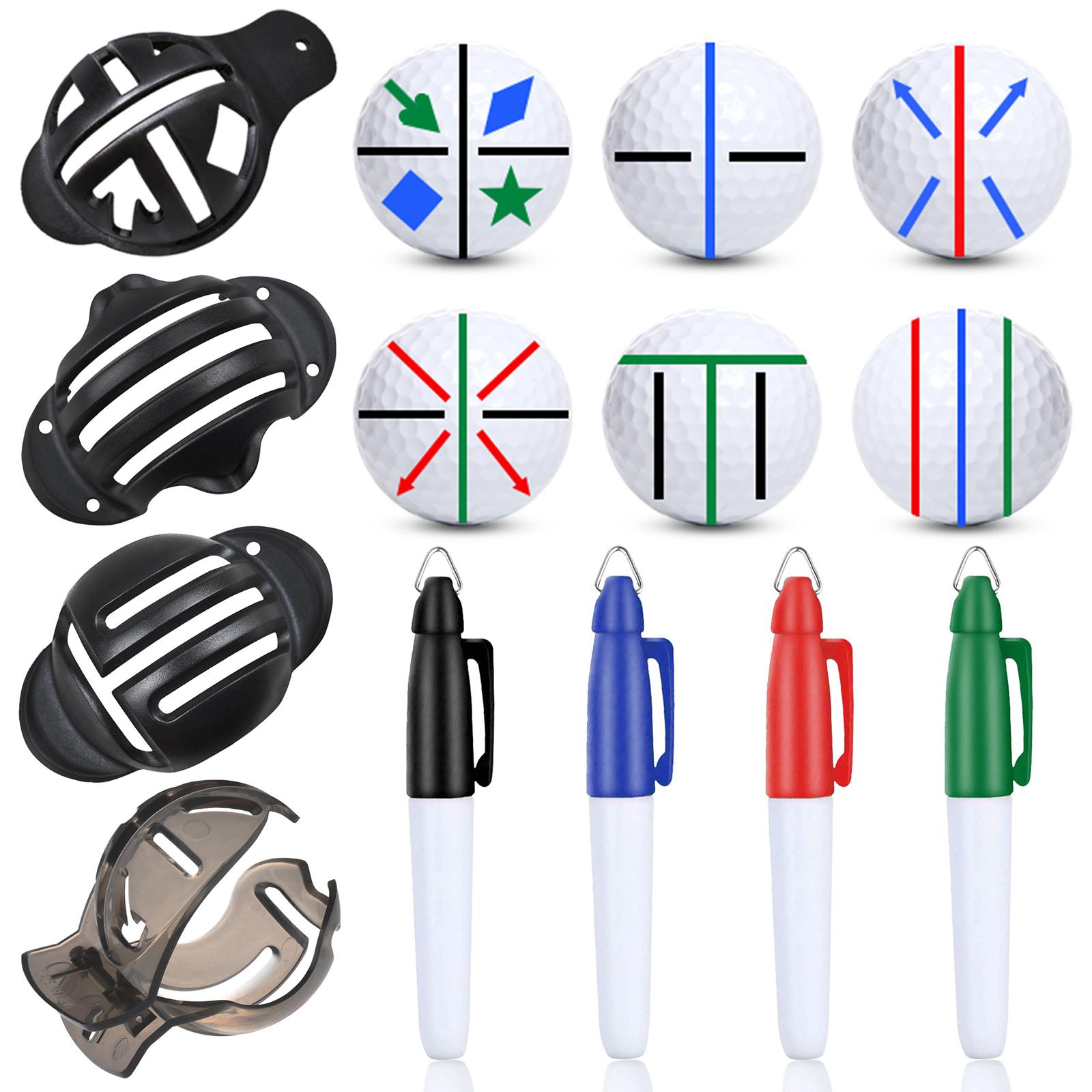Golf Ball Liner Marker Stencil - Ball Marker Set ulasan dan harga