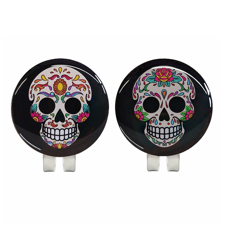New Black Skull Golf Ball Mark - Ball Marker Set ulasan dan harga