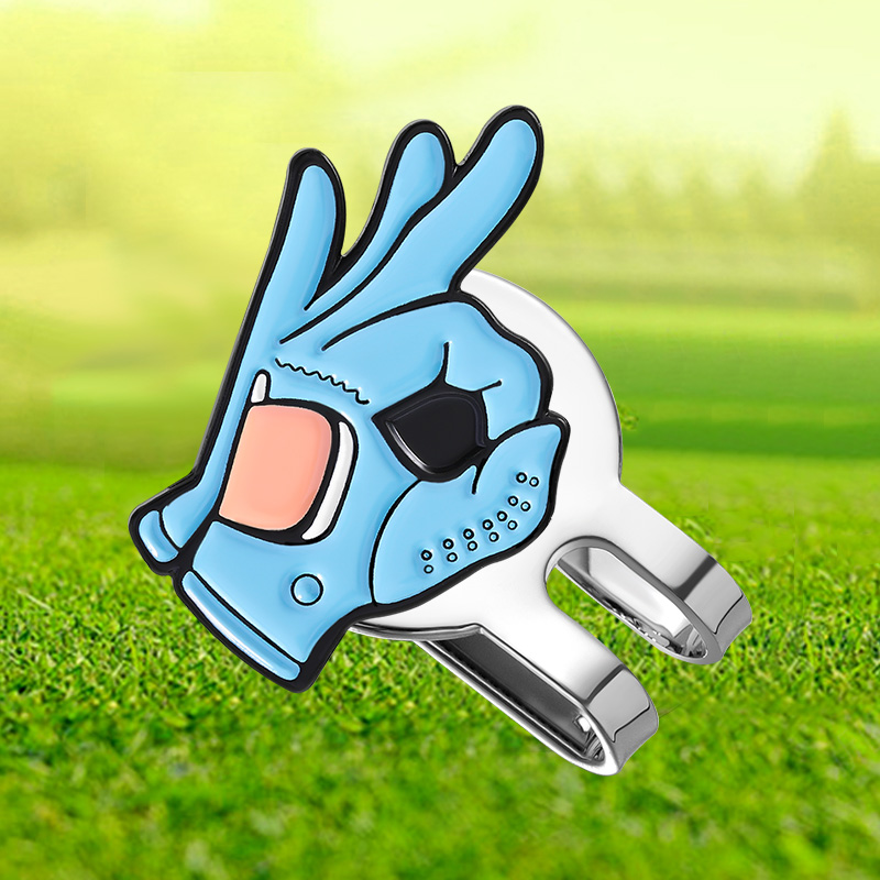 OK Sign Golf Hat Clip Ball Mar - Ball Marker Set ulasan dan harga