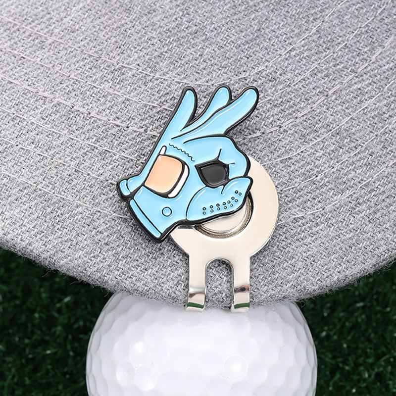 OK Sign Golf Hat Clip Ball Mar - Ball Marker Set ulasan dan harga